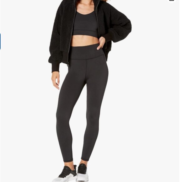 The Drop womens Lee Sherpa Bomber Jacket, size Small - Picture 3 of 7